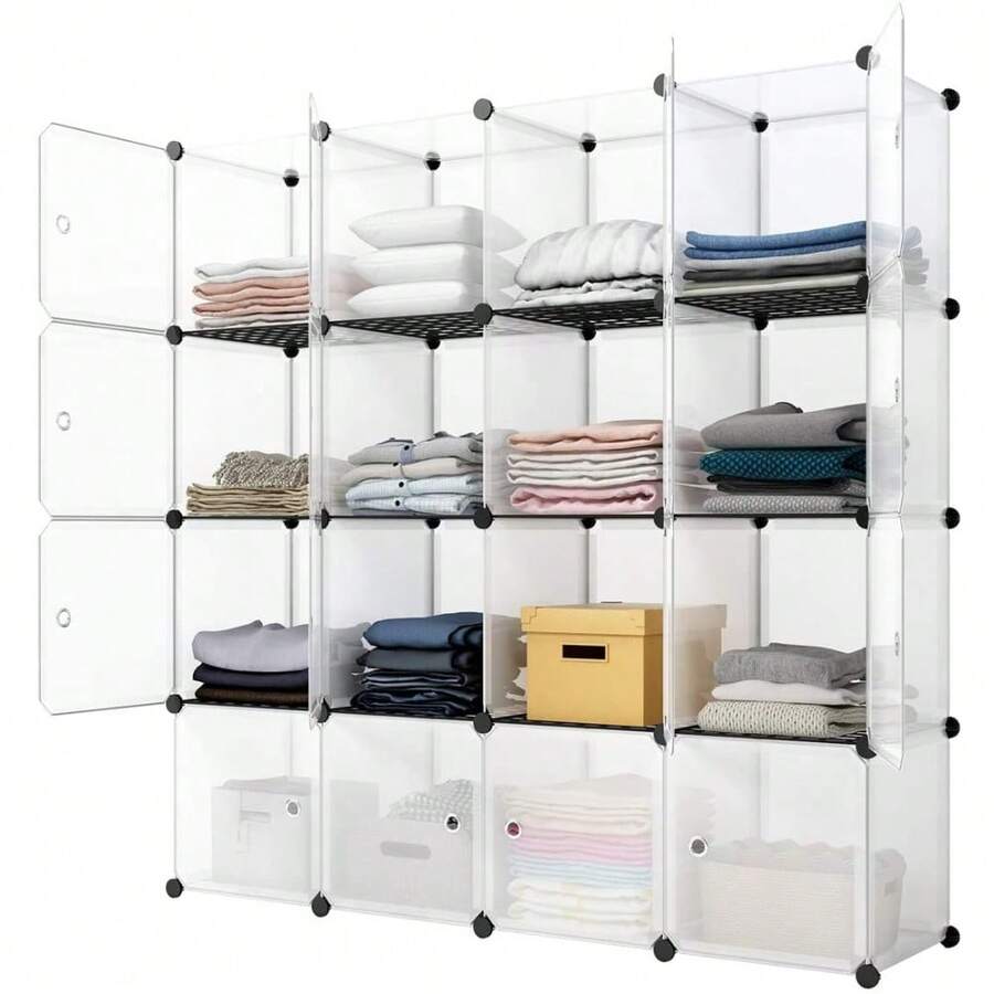 Storage - 16-Cube Storage Shelf Cube Shelving Bookcase