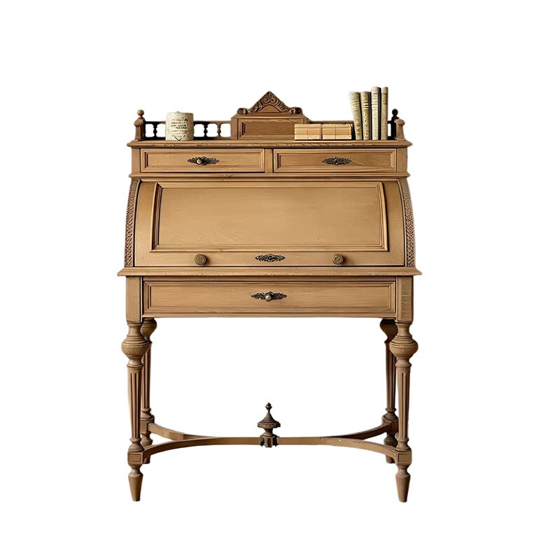 French Retro Solid Wood Clamsh - огляд і ціна Tables