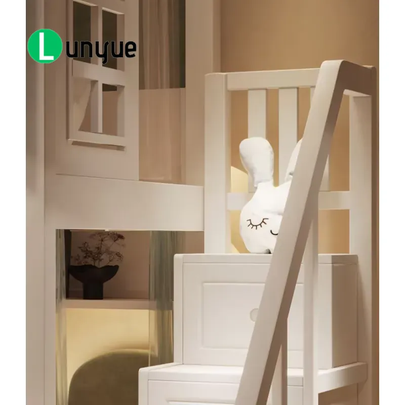 Ankke Custom Princess House Bu - огляд і ціна Bunk Bed With Stairs And Slide