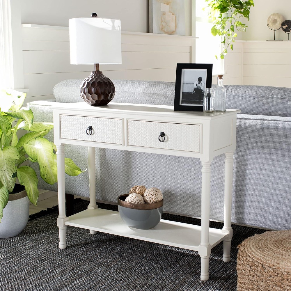 Haines White Console Table wit - огляд і ціна Tables
