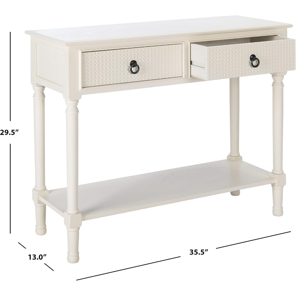 Haines White Console Table wit - огляд і ціна Tables