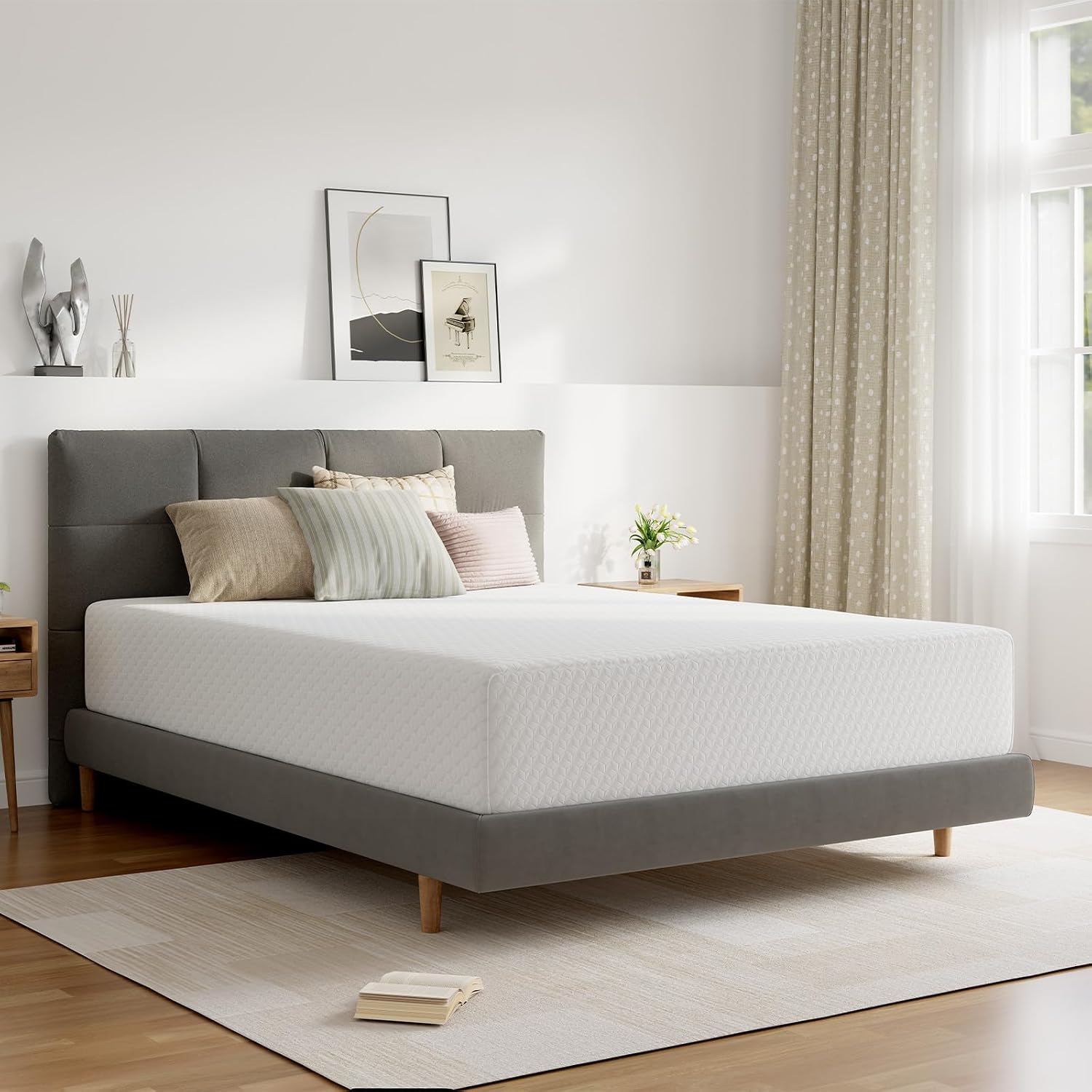 King Size 12 Inch Memory Foam  - огляд і ціна Memory Foam Mattress In A Box Queen