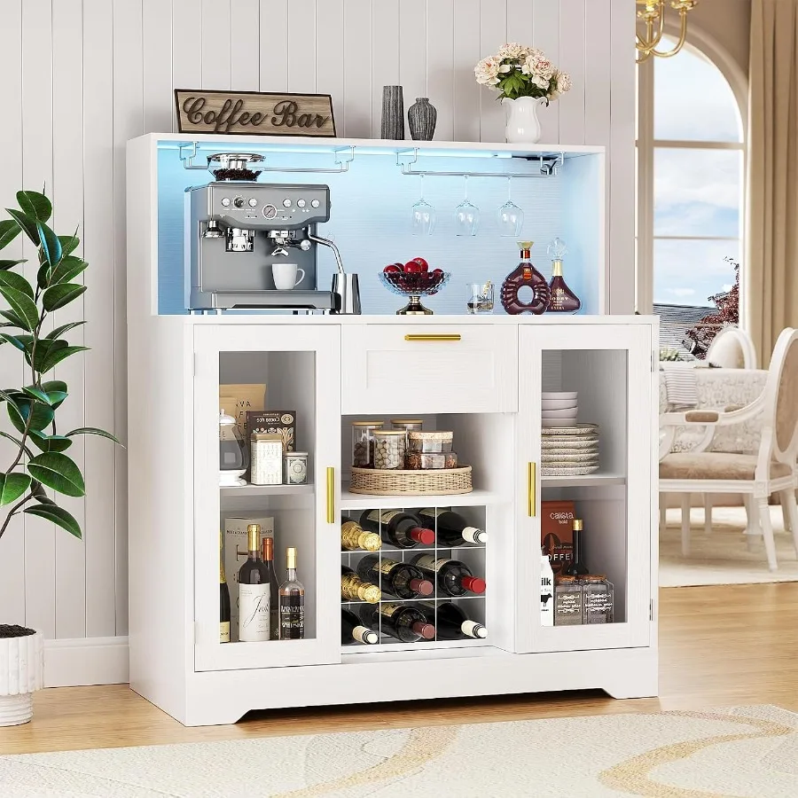 Coffee Bar Cabinet with RGB LE - огляд і ціна Storage