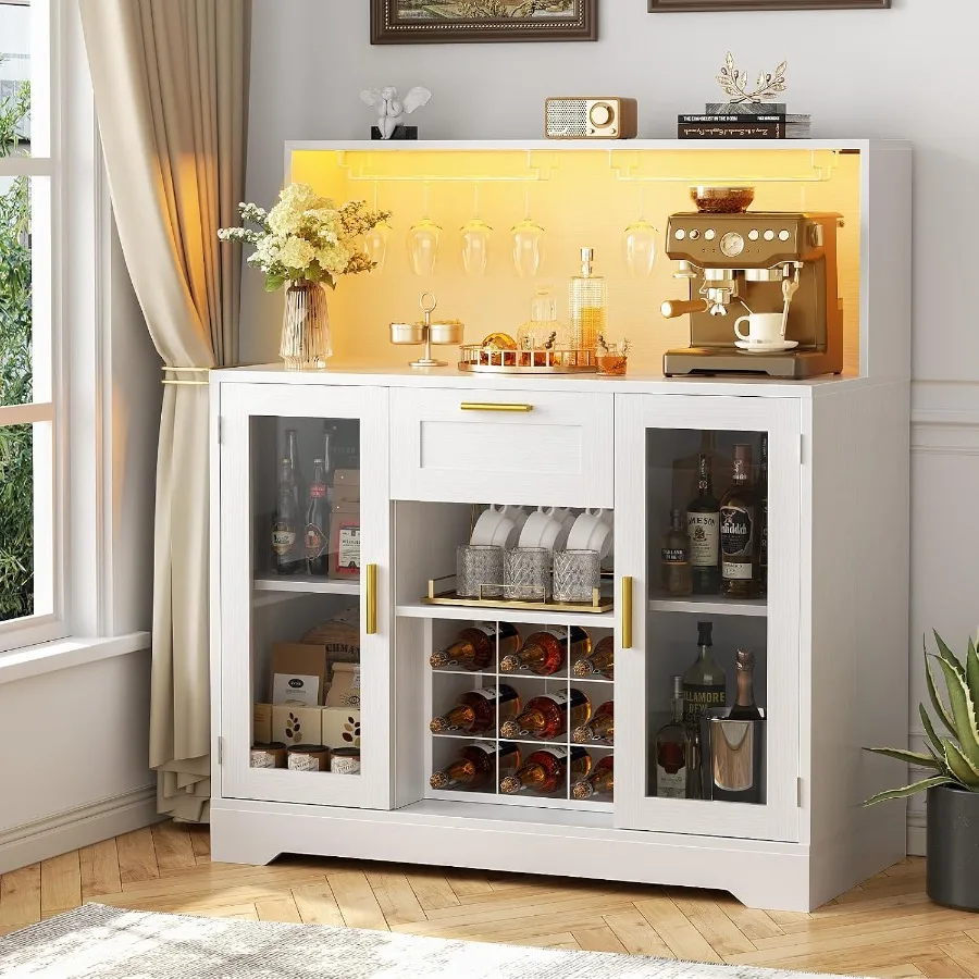 Coffee Bar Cabinet with RGB LE - огляд і ціна Storage