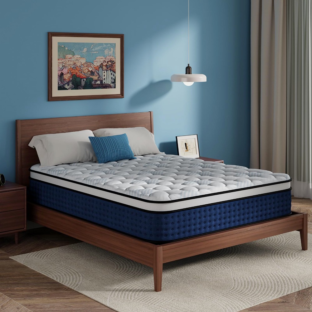 Queen Mattress, 12 Inch Hybrid - огляд і ціна Memory Foam Mattress In A Box Queen