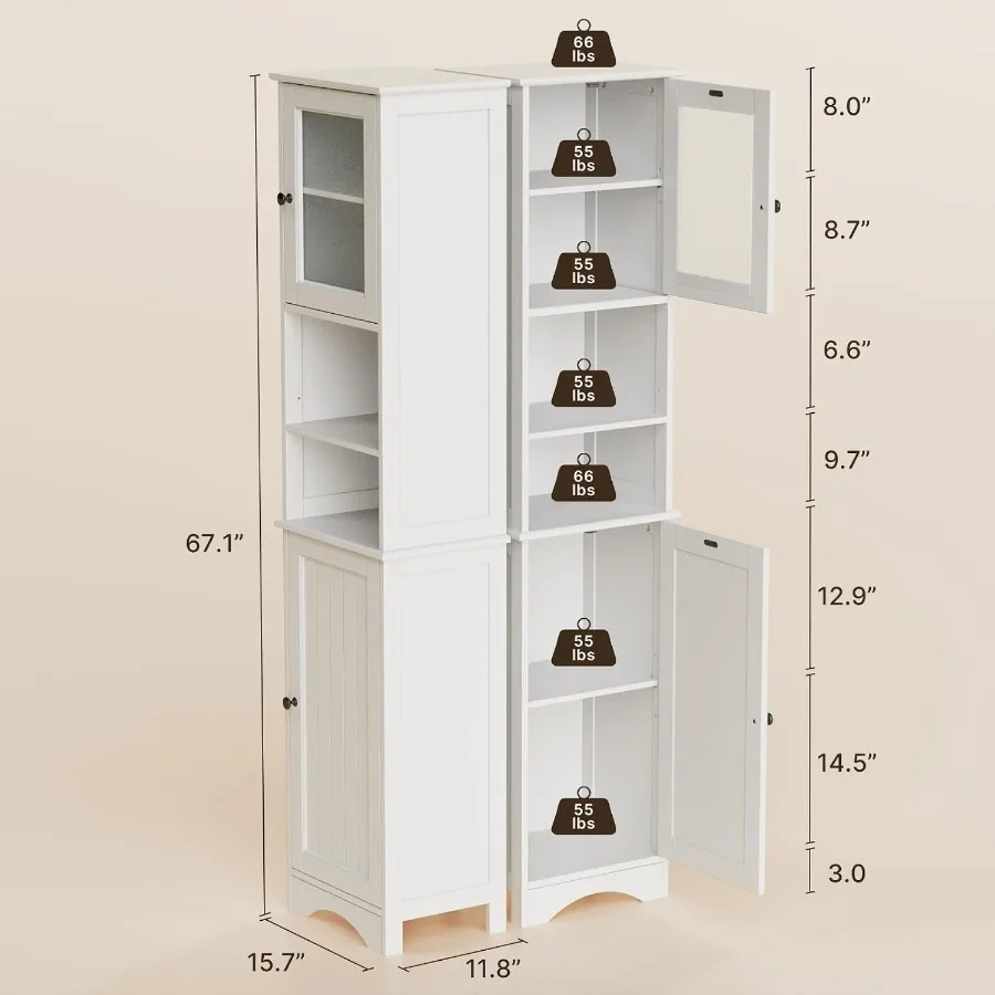 Bathroom storage cabinet combo - огляд і ціна Storage
